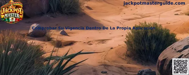 Guía de Jackpot Master para comprobar la vigencia de un código promocional dentro de la aplicación
