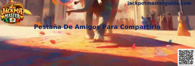 Pantalla de Jackpot Master relacionada con la pestaña de amigos para compartir obsequios virtuales