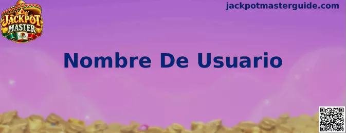 Ilustración de nombre de usuario en Jackpot Master
